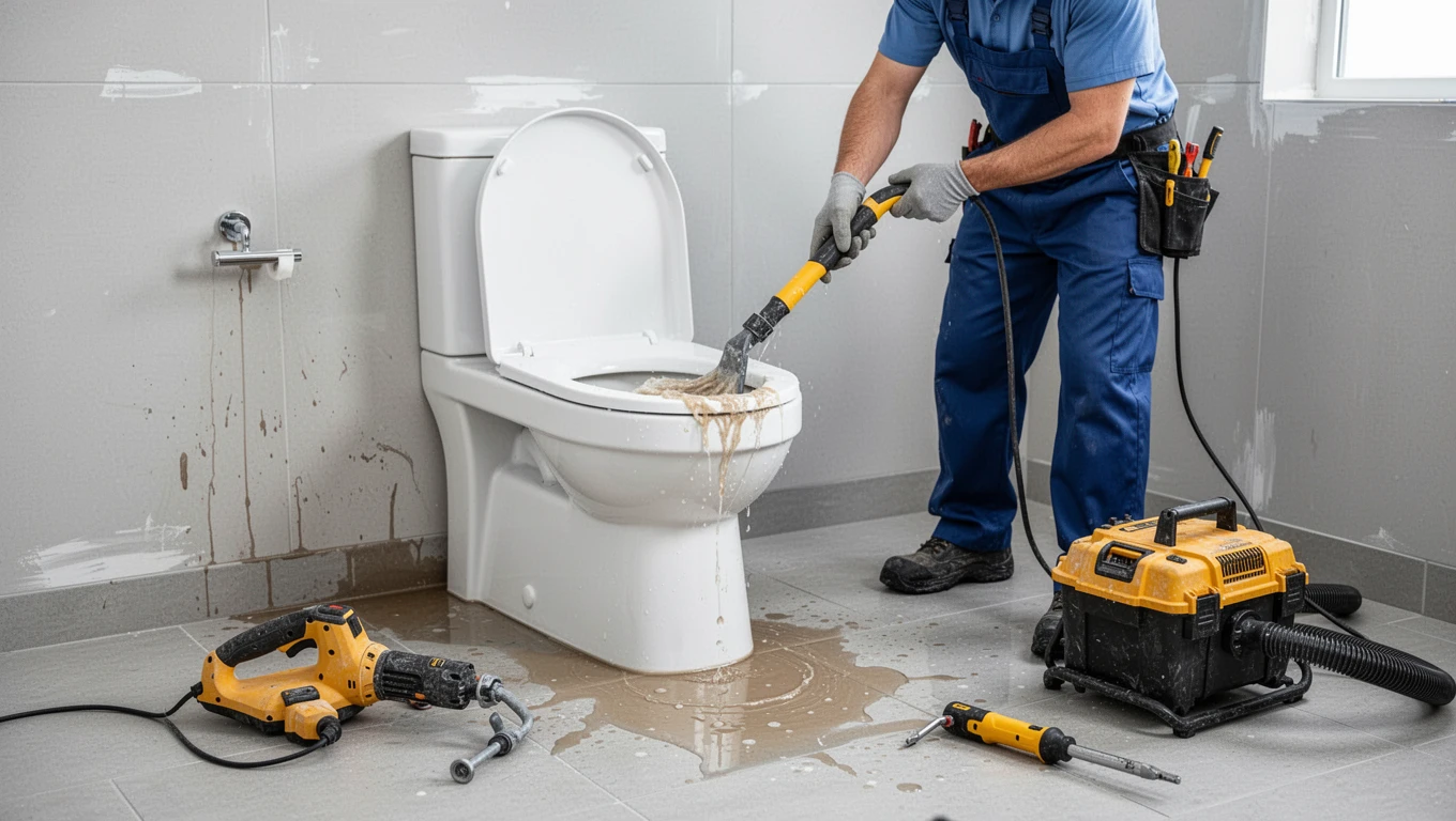 Toilet Overflow Cleanup