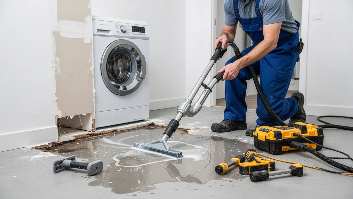 Appliance Leak Cleanup